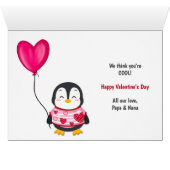 ハートレインボーペンギンキッズバレンタイン (内部横(下))