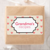 ハートレシピ収集 ラベル (インサイチュ)