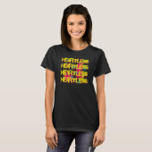 ハートレスアーバングラフィティグランジ Tシャツ (正面フル)