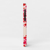 ハートレッドホットピンク&クリーム名 Case-Mate iPhoneケース (裏面/左)