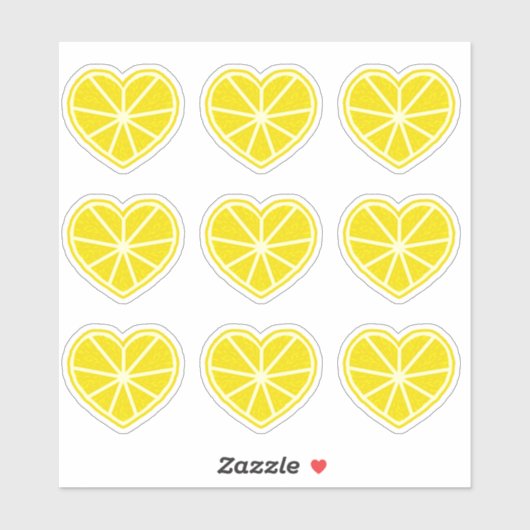 ハートレモン シール (シート)