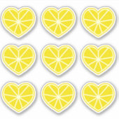 ハートレモン シール (正面)