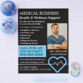 ハートレートモニター、一般開業医、ナース チラシ (シングル)