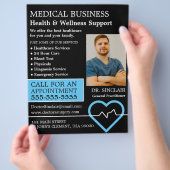 ハートレートモニター、一般開業医、ナース チラシ (手)