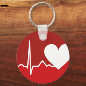 ハートロゴ キーホルダー (正面)