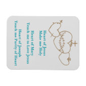 ハートロザリオ磁石 マグネット (横)