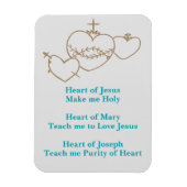 ハートロザリオ磁石 マグネット (縦)