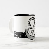 ハートロックのマグ ツートーンマグカップ (正面左)
