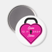 ハートロック磁石 マグネット (正面/裏面)