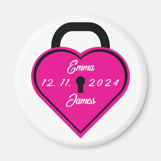 ハートロック磁石 マグネット (正面)