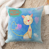 ハートワ賛美ーの可愛い猫の枕「感謝祭」 クッション (ブランケット)