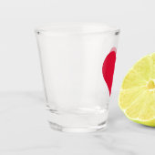 ハートヴァレンティーンズデイラブハート ショットグラス (左)