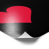 ハートヴァレンティーンズデイラブハート フォトプリント            (角)