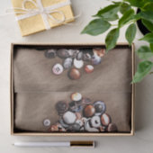 ハートヴィンテージ裁縫ボタン写真 薄葉紙 (ギフト)