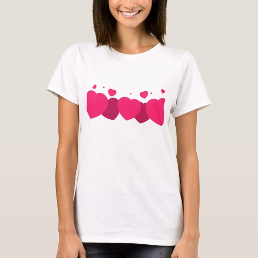 💘ハートーハートTシャツ表現 – これがお好き Tシャツ (正面)
