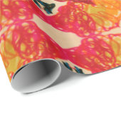 ハート万華鏡のように千変万化するパターン ラッピングペーパー (ロールコーナー)