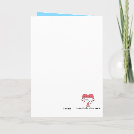 ハート与えの愛についてのスピーチ空白の: カード (裏面)