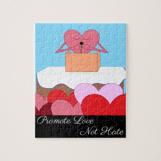 ハート与えは愛についての演説だ。 ジグソーパズル (縦)