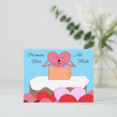 ハート与えは愛についての演説だ。 ポストカード (スタンド正面)