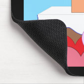 ハート与えは愛についての演説だ。 マウスパッド (コーナー)