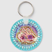 ハート与えギャザーChristian keychain キーホルダー (正面)