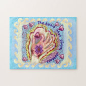 ハート与えクリスチャンパズル ジグソーパズル (横)