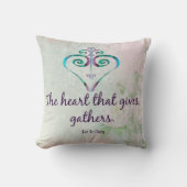 ハート与え装飾用クッション クッション (正面)