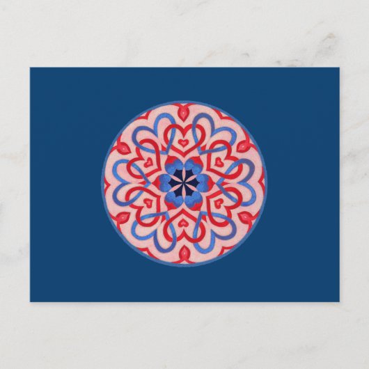 ハート交絡 ポストカード (正面)