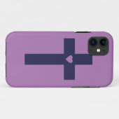 ハート付きの十字架 Case-Mate iPhoneケース (裏面(横))