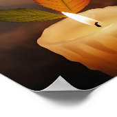 ハート付きキャンドル ポスター (角)