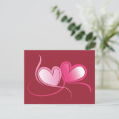 ハート付きポストカード ポストカード (スタンド正面)