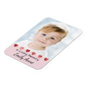 ハート付き小さな女の子用メモリアム磁石 マグネット (左側)