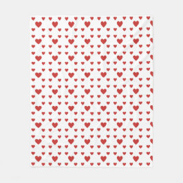 ハート付き毛布 フリースブランケット