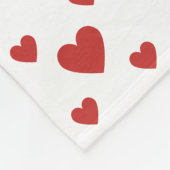 ハート付き毛布 フリースブランケット (角)