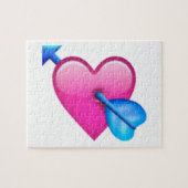 ハート付き矢印 – 絵文字 ジグソーパズル (横)