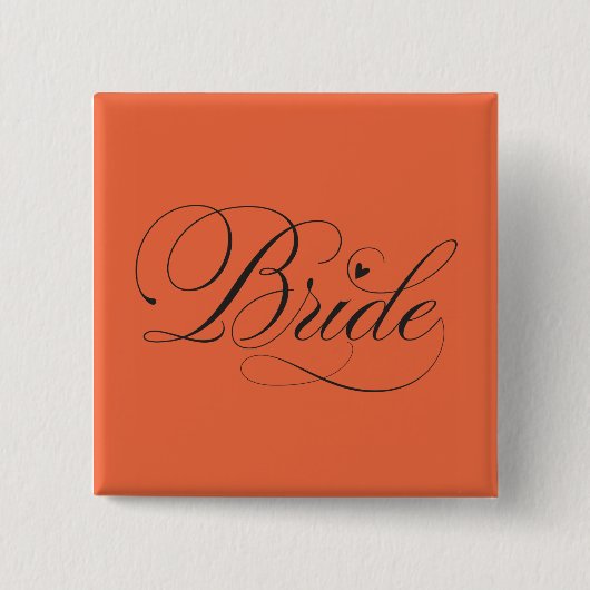 ハート付き花嫁 缶バッジ (正面)