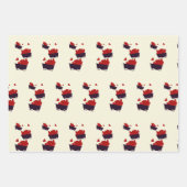 ハート付き ラッピングペーパーシート (正面3)