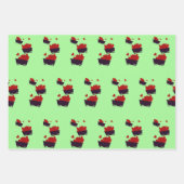 ハート付き ラッピングペーパーシート (正面2)