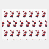 ハート付き ラッピングペーパーシート (正面)