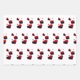 ハート付き ラッピングペーパーシート