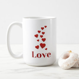 ハート付きLOVEのカップ コーヒーマグカップ