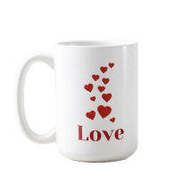 ハート付きLOVEのカップ
