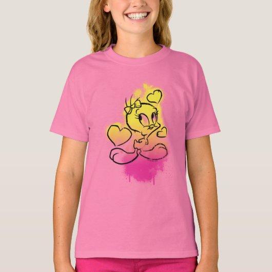 ハート付きTWEETY™ Tシャツ (正面)