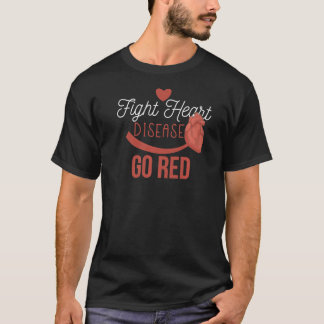 ハート健康月 – 赤に戻る – ハート病アワレン Tシャツ