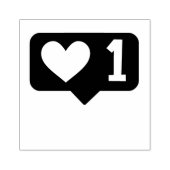 ハート先生スタンプ ラバースタンプ (インプリント)