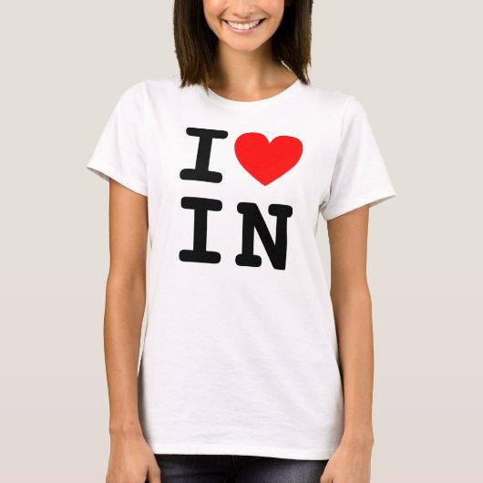 ハート入り Tシャツ (正面)