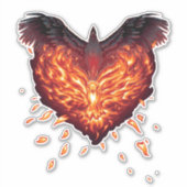 ハート再生 シール (正面)