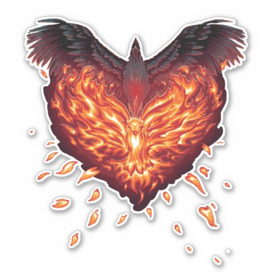 ハート再生 シール (正面)