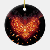 ハート再生 セラミックオーナメント (裏面)