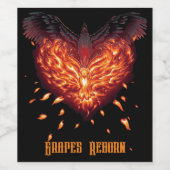 ハート再生 ワインラベル (シングルラベル)